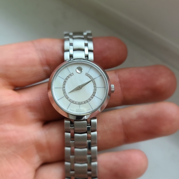 MOVADO l881 Automatic White 29 Diamonds watch - Picture 2 of 9